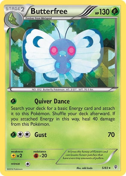 Butterfree, Generations 5/83