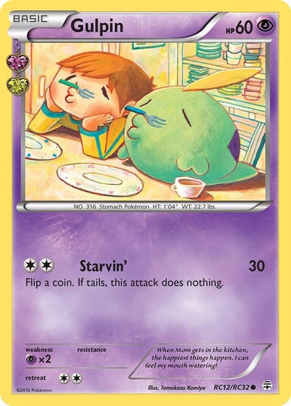 Gulpin, Generations: Radiant Collection RC12/RC32