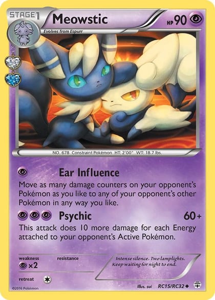 Meowstic, Generations: Radiant Collection RC15/RC32