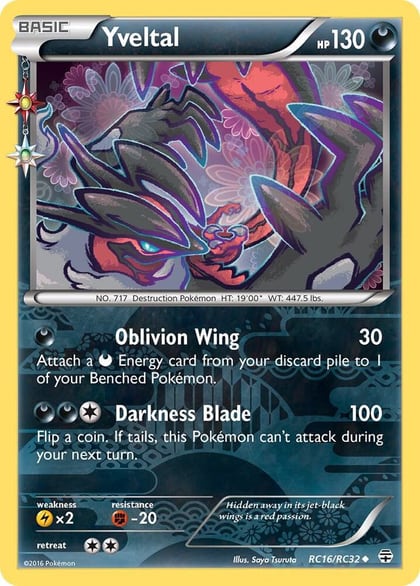 Yveltal, Generations: Radiant Collection RC16/RC32