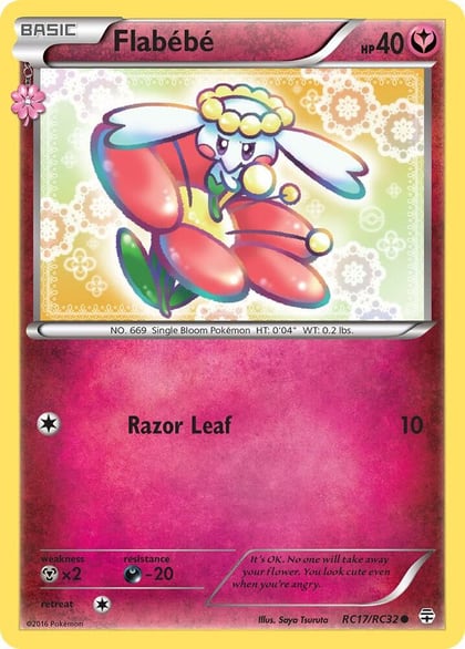 Flabebe, Generations: Radiant Collection RC17/RC32