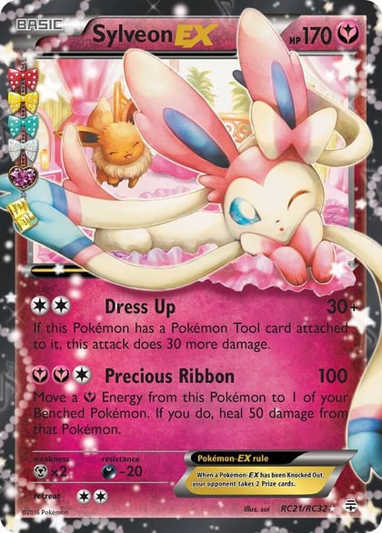 Sylveon EX, Generations: Radiant Collection RC21/RC32