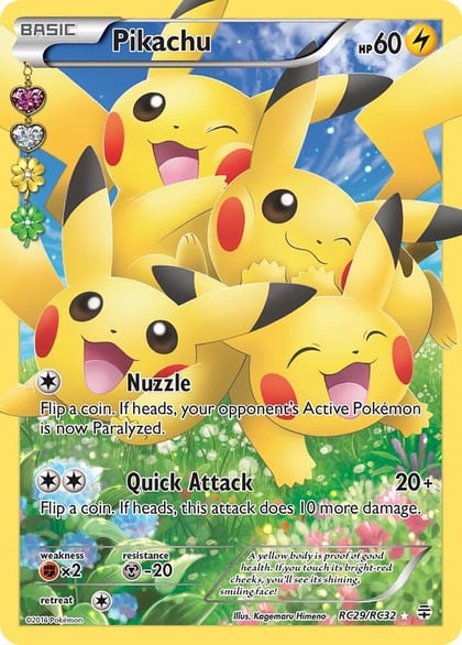 Pikachu (Full Art), Generations: Radiant Collection RC29/RC32