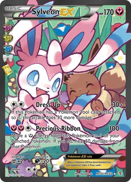 Sylveon EX (Full Art), Generations: Radiant Collection RC32/RC32