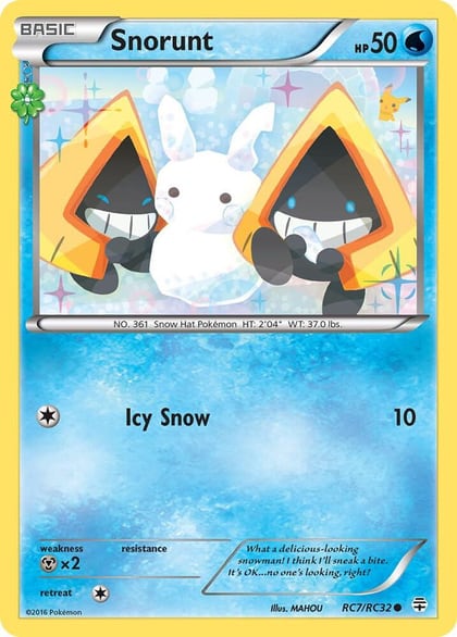 Snorunt, Generations: Radiant Collection RC7/RC32