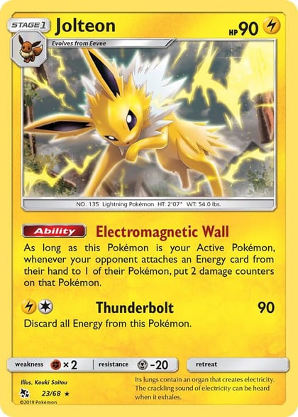 Jolteon, Hidden Fates 23/68