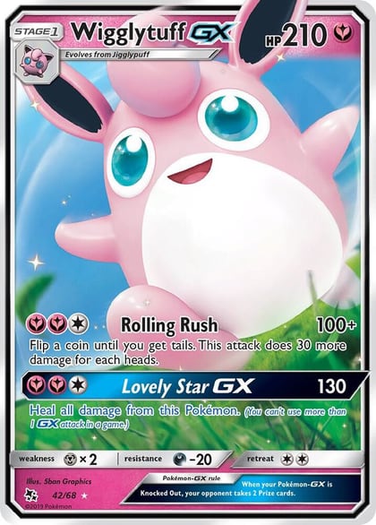 Wigglytuff GX, Hidden Fates 42/68