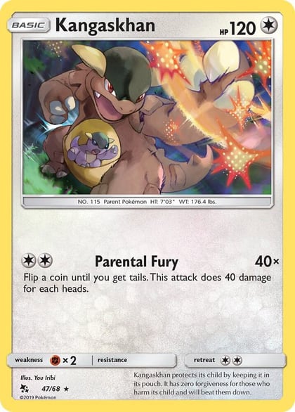 Kangaskhan, Hidden Fates 47/68
