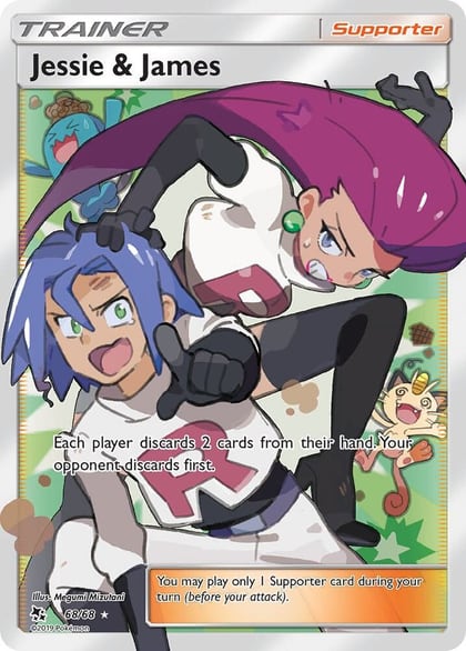 Jessie & James (Full Art), Hidden Fates 68/68