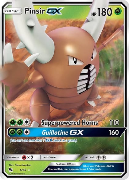 Pinsir GX, Hidden Fates 6/68