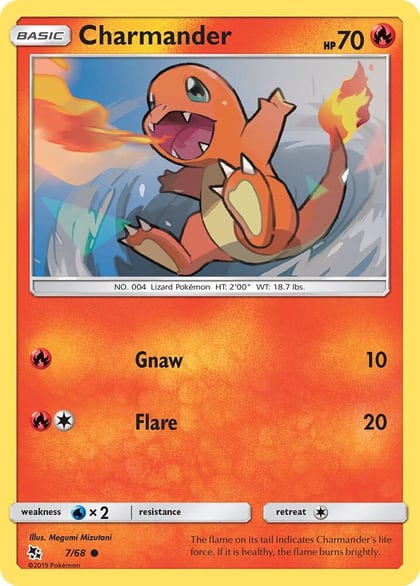 Charmander, Hidden Fates 7/68