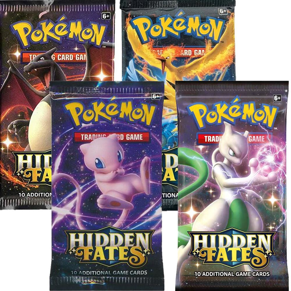 Hidden Fates Booster Pack Art Bundle [Set of 4], Hidden Fates P545766