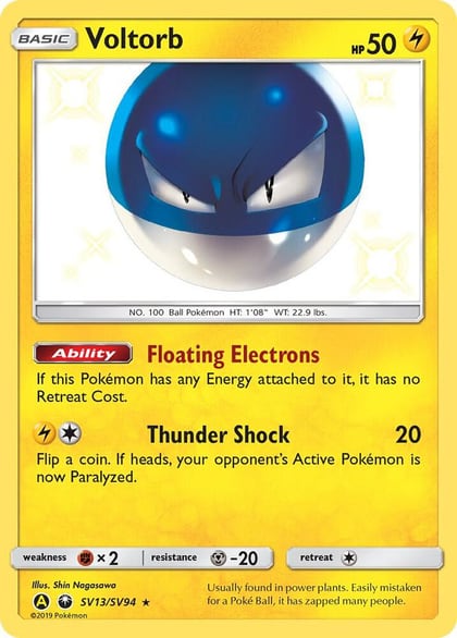 Voltorb, Hidden Fates: Shiny Vault SV13/SV94