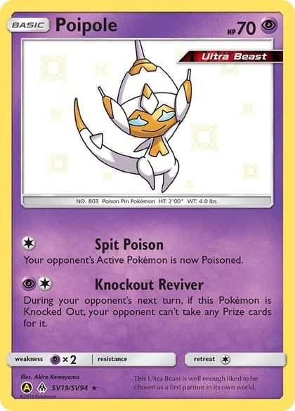 Poipole, Hidden Fates: Shiny Vault SV19/SV94