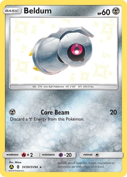Beldum, Hidden Fates: Shiny Vault SV30/SV94