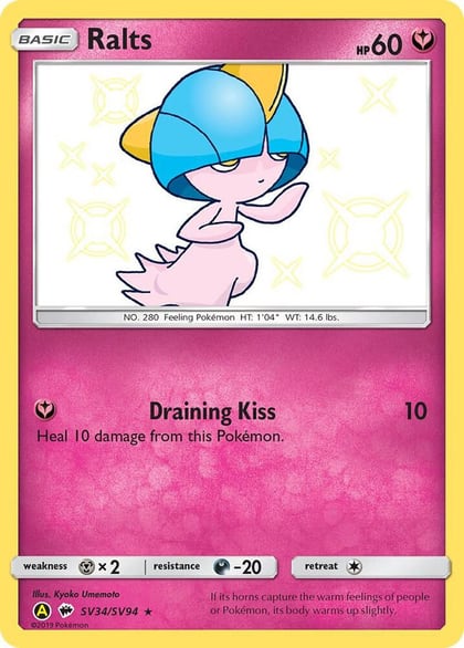 Ralts, Hidden Fates: Shiny Vault SV34/SV94