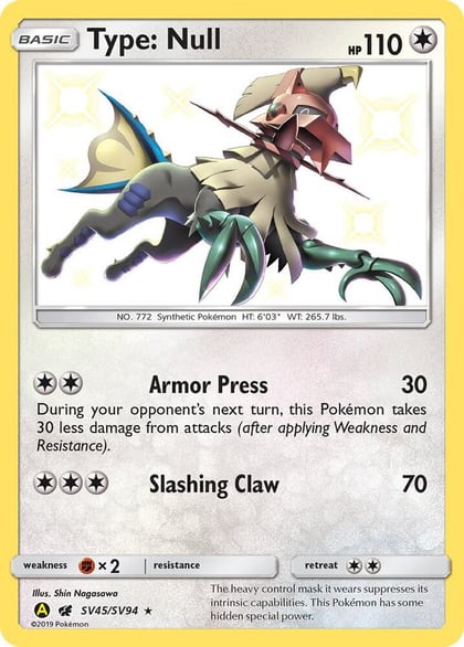 Type: Null, Hidden Fates: Shiny Vault SV45/SV94