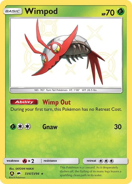 Wimpod, Hidden Fates: Shiny Vault SV4/SV94