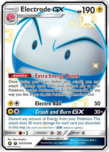 Electrode GX, Hidden Fates: Shiny Vault SV57/SV94