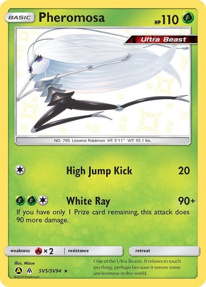 Pheromosa, Hidden Fates: Shiny Vault SV5/SV94
