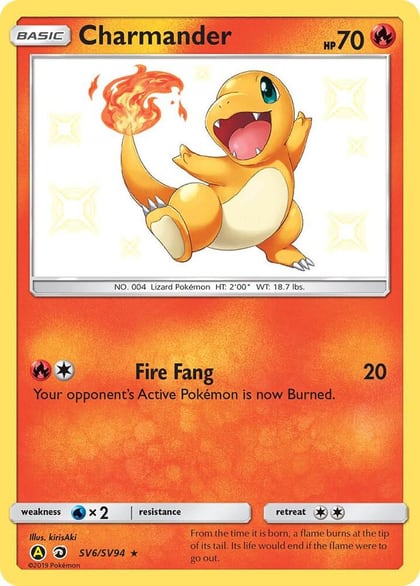 Charmander, Hidden Fates: Shiny Vault SV6/SV94