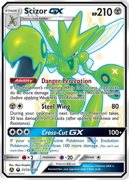 Scizor GX, Hidden Fates: Shiny Vault SV72/SV94