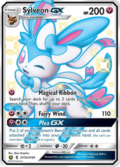Sylveon GX, Hidden Fates: Shiny Vault SV76/SV94