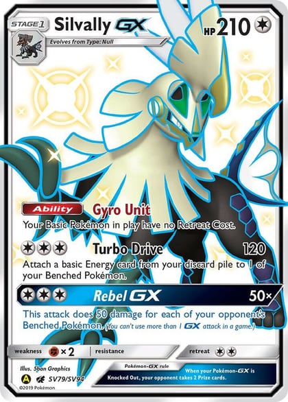 Silvally GX, Hidden Fates: Shiny Vault SV79/SV94