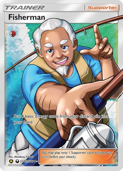 Fisherman, Hidden Fates: Shiny Vault SV83/SV94