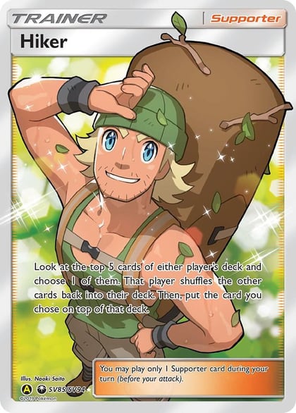 Hiker, Hidden Fates: Shiny Vault SV85/SV94