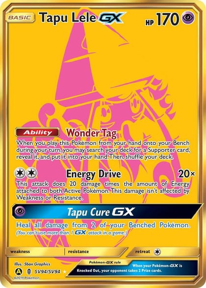 Tapu Lele GX, Hidden Fates: Shiny Vault SV94/SV94