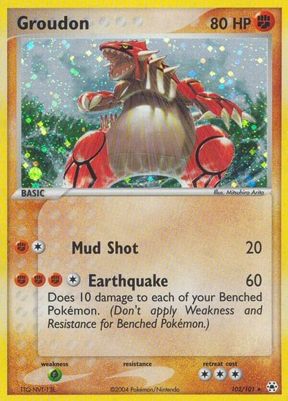 Groudon, Hidden Legends 102/101