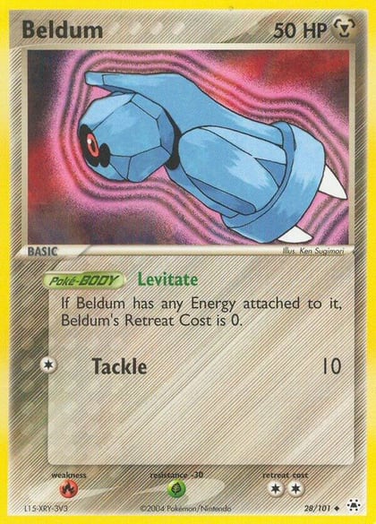 Beldum - 28/101, Hidden Legends 28/101