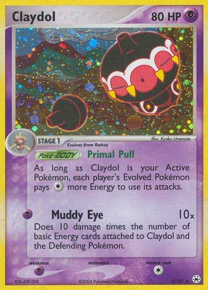 Claydol - 2/101, Hidden Legends 2/101