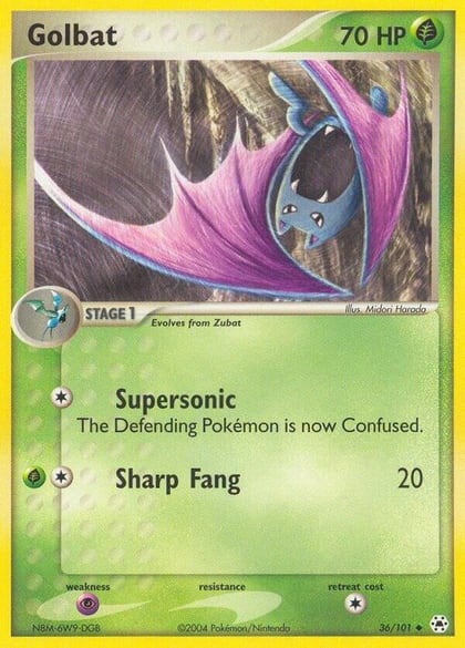 Golbat, Hidden Legends 36/101
