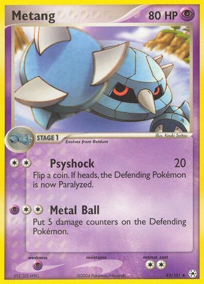 Metang - 43/101, Hidden Legends 43/101