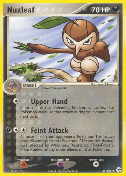 Nuzleaf, Hidden Legends 45/101