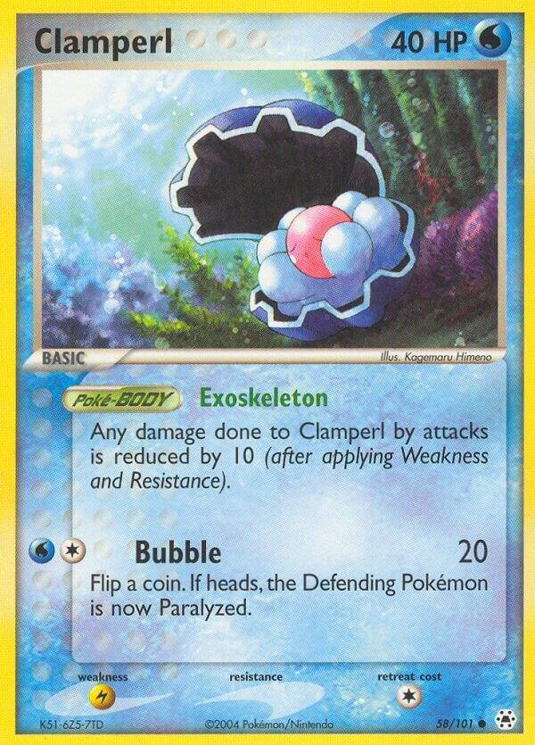 Clamperl, Hidden Legends 58/101