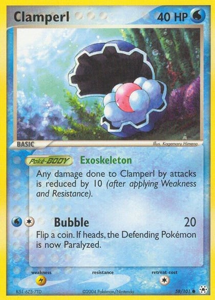 Clamperl, Hidden Legends 58/101