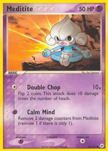 Meditite - 65/101, Hidden Legends 65/101