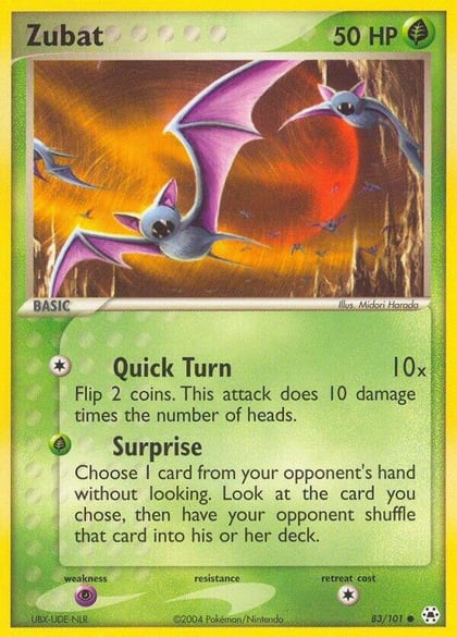 Zubat, Hidden Legends 83/101