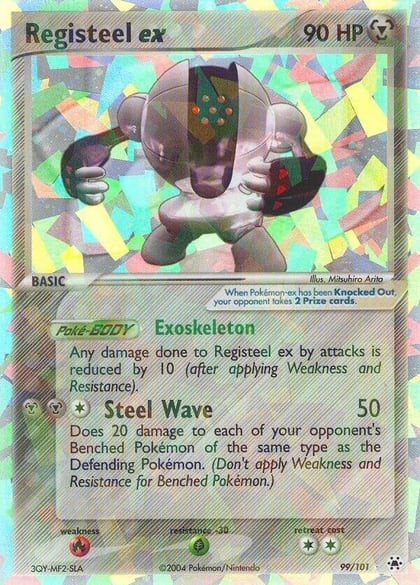 Registeel ex, Hidden Legends 99/101