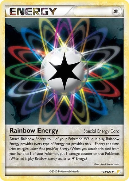 Rainbow Energy, HeartGold SoulSilver 104/123