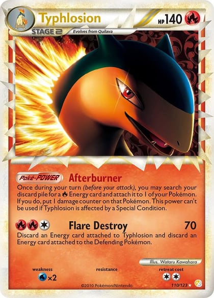 Typhlosion (Prime), HeartGold SoulSilver 110/123