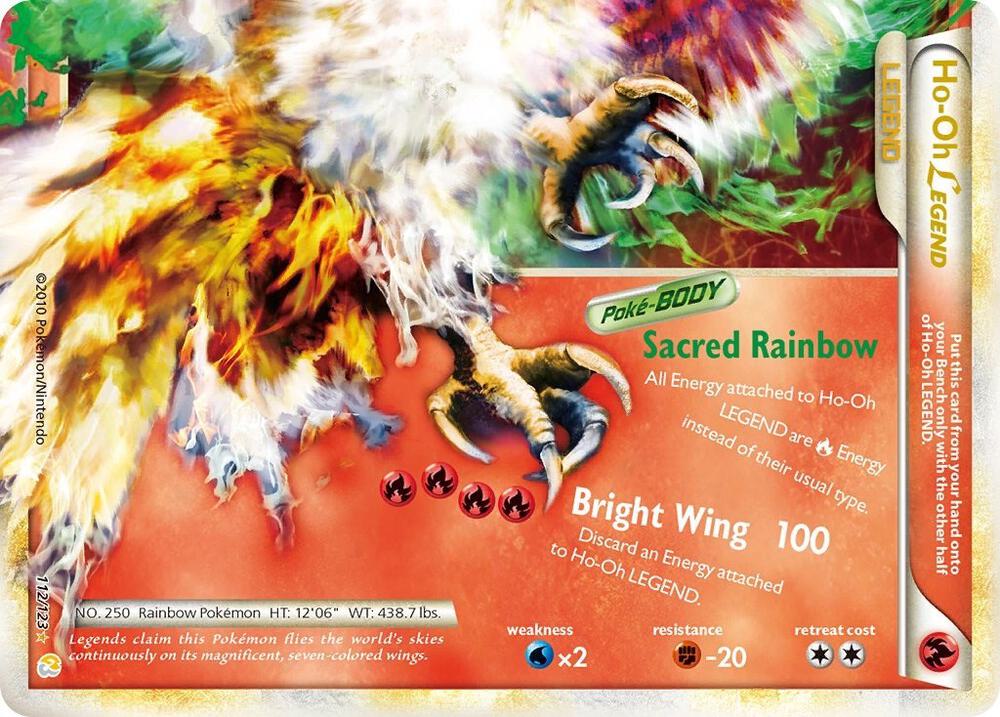 Ho-Oh Legend (Bottom), HeartGold SoulSilver 112/123