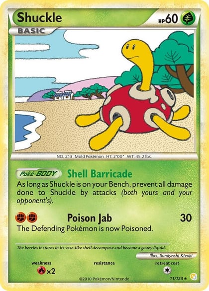 Shuckle, HeartGold SoulSilver 11/123
