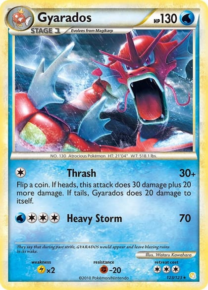 Gyarados (Red), HeartGold SoulSilver 123/123