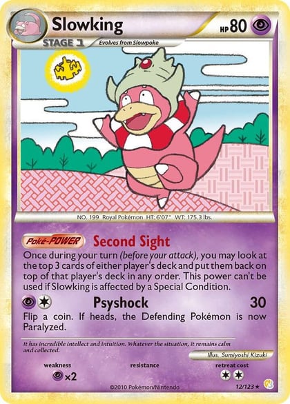 Slowking, HeartGold SoulSilver 12/123