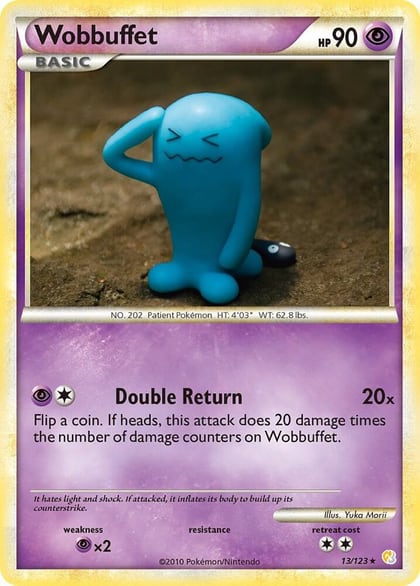 Wobbuffet, HeartGold SoulSilver 13/123