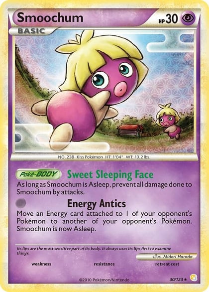 Smoochum, HeartGold SoulSilver 30/123